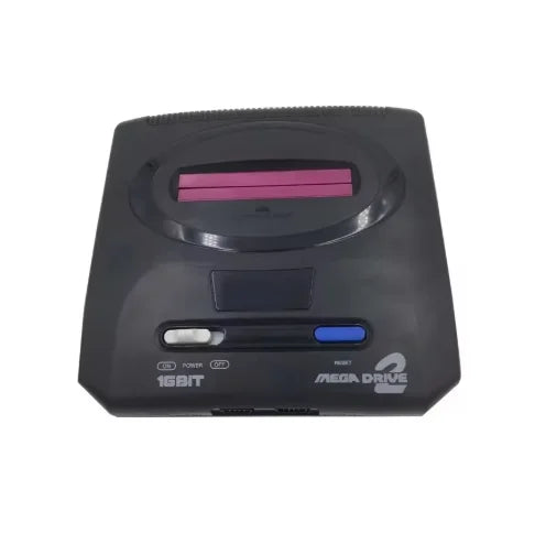 Consola de Juegos Retro de 16 Bits para Sega Mega Drive 2, Consola de Juegos MD de Estilo Antiguo (Incluye 5 Juegos de Diferentes Tipos)