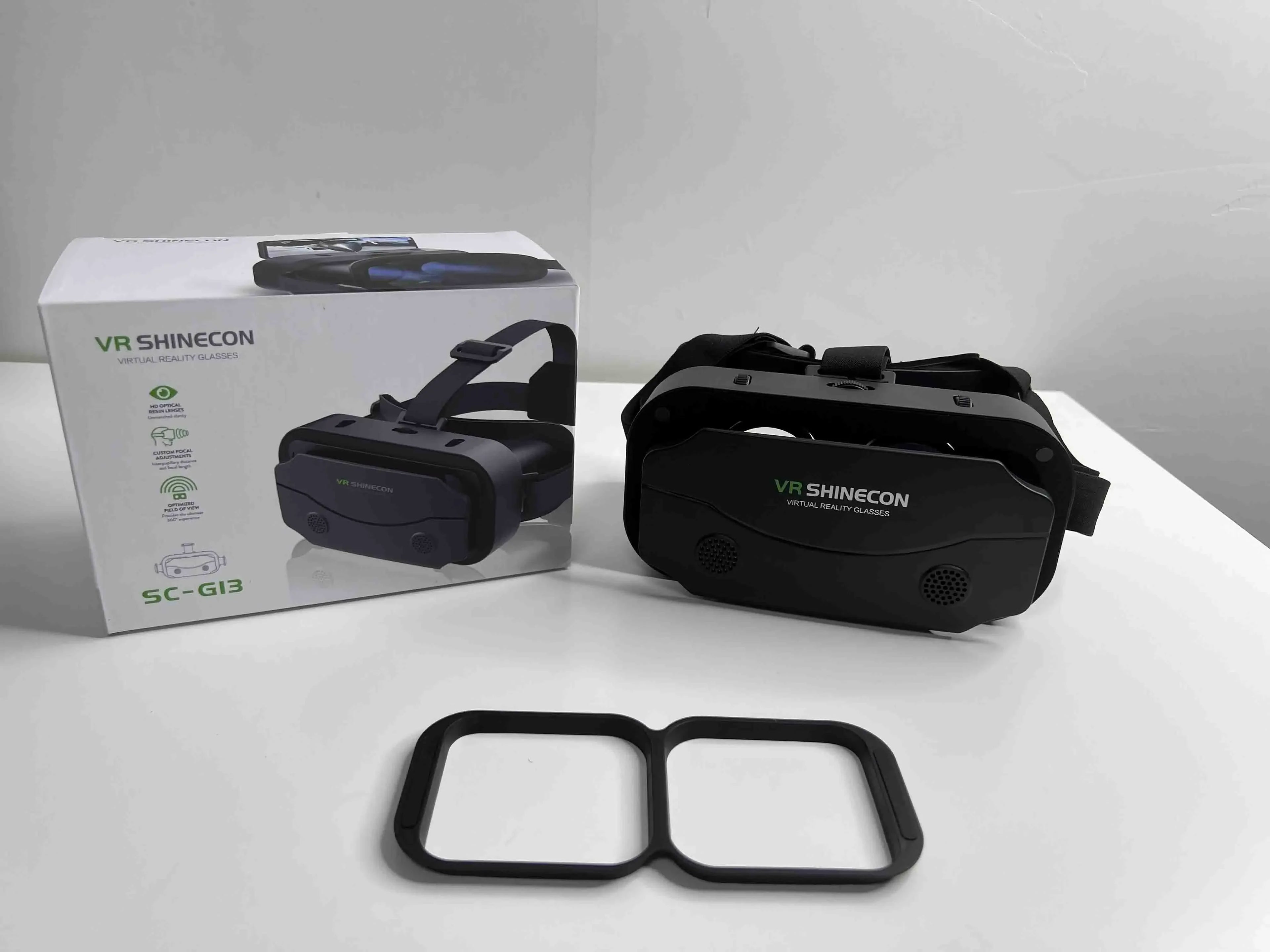 Gafas de realidad Virtual 3D VR, dispositivos de auriculares, lentes de casco, gafas inteligentes para teléfonos inteligentes, teléfono móvil, juego de visor Viar