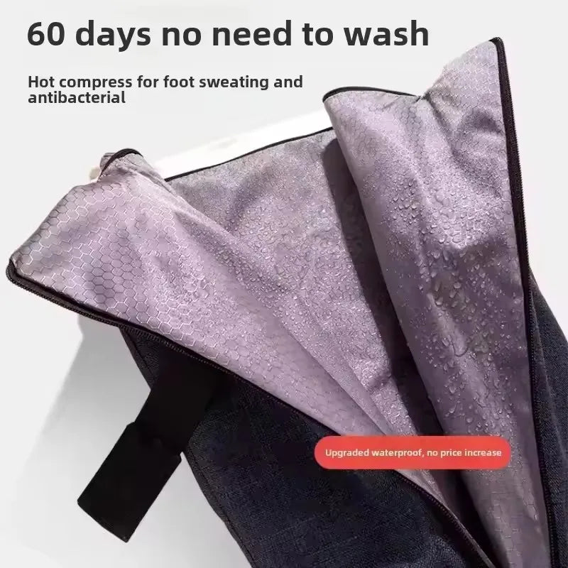 Botas Eléctricas de Moxibustión para Pies con Compresa Caliente de Ajenjo, Mantienen las Piernas Calientes, Masajeador de Pies para Relajar las Articulaciones y los Músculos, Ayuda a Dormir