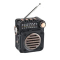 Radio portátil FM/AM/SW con Bluetooth y linterna LED