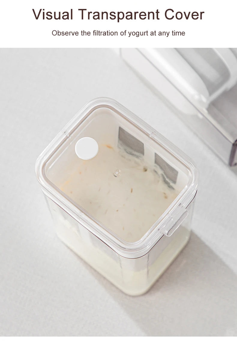 Filtro de yogur colador de alimentos máquina de yogur griego pantalla de filtro extracción en frío herramientas de separación de suero separador de humedad de queso