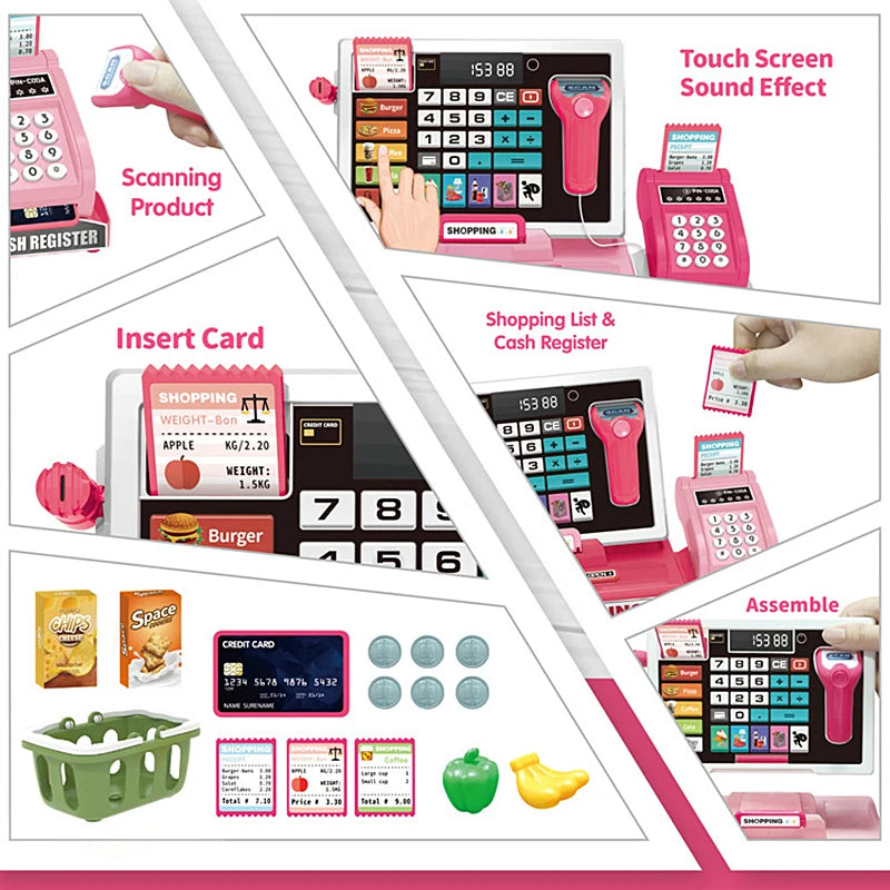 Juego Caja Registradora con Calculadora Real para Niños