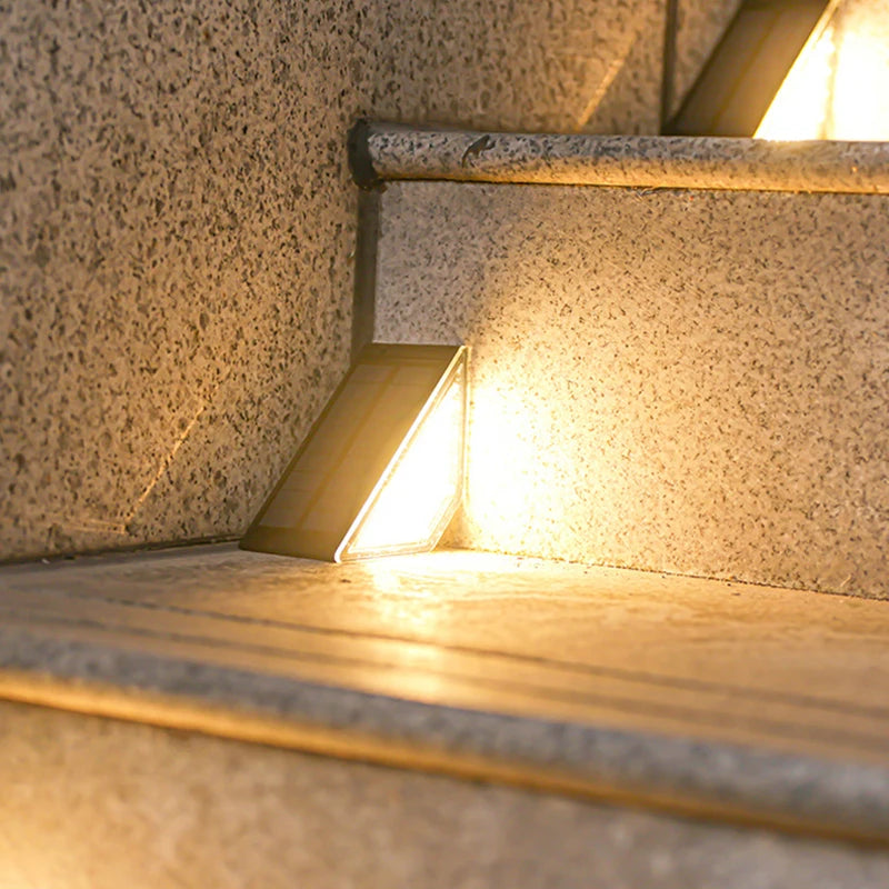 8 Luces LED Solares para Escaleras Exteriores Impermeables