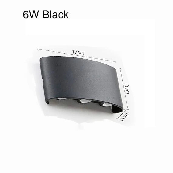 Lámpara de Pared Smart RGB Exterior Tuya Compatible Alexa