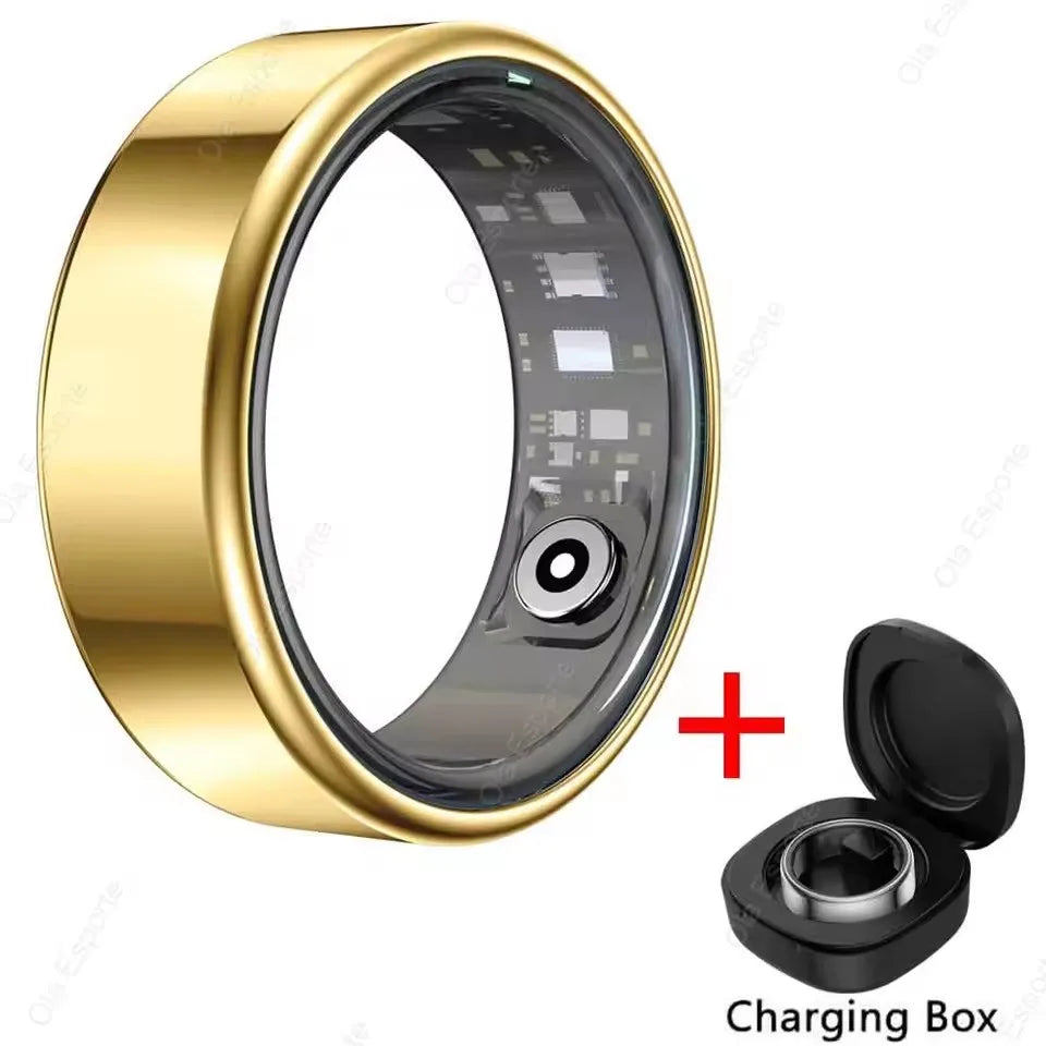 Anillo Inteligente con Monitor de Salud, Sueño y Multideporte IP68