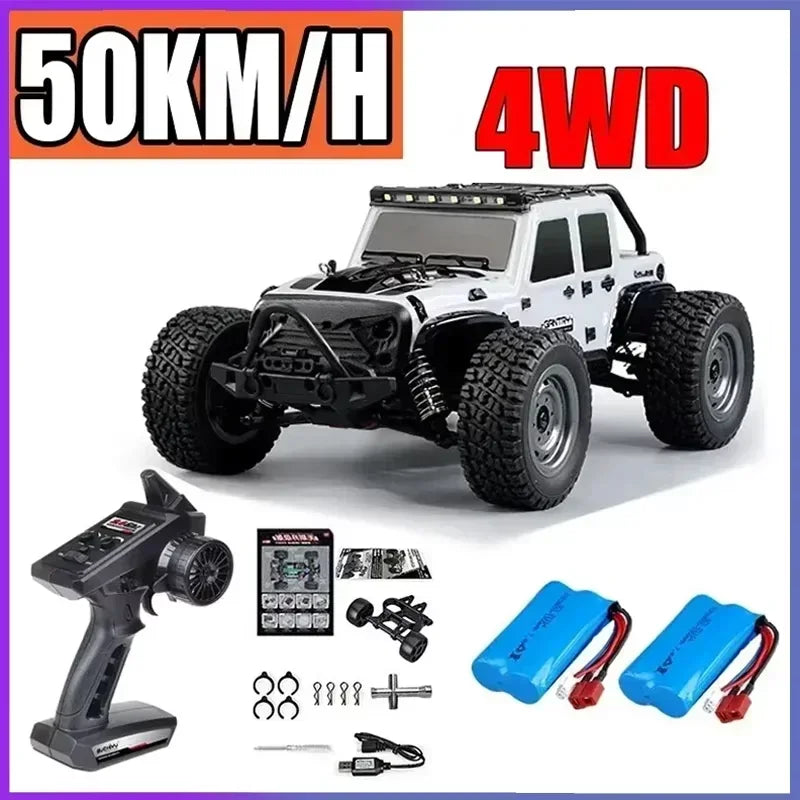 JJRC -Q130 sin escobillas de alta velocidad 70 KM/H4X4 todoterreno 2,4G 4WD Control remoto RC coche 4WD Racing Monster Racing Boy juguete para regalo 1:16