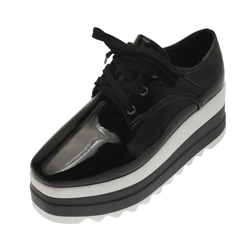 Mocasines de Plataforma para Mujer – Suela Gruesa Brogue