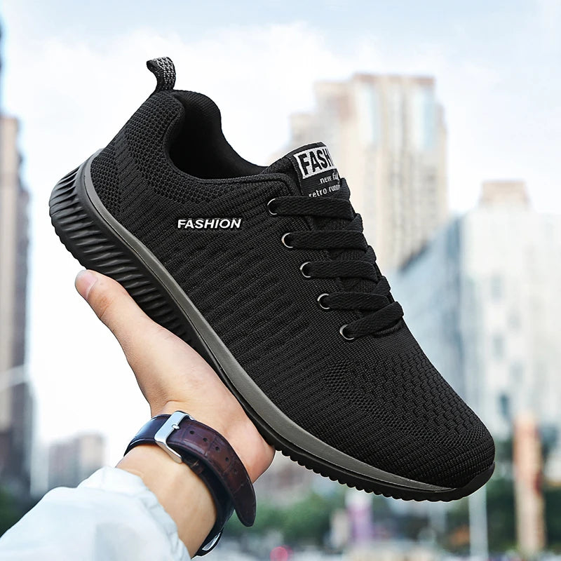 Zapatillas de correr para hombre, zapatos deportivos ligeros para caminar, zapatos informales transpirables de malla clásica, mocasines de moda para hombre, zapatillas de deporte para hombre