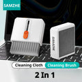 SAMZHE 14 en 1 Kit de herramientas de limpieza multifuncional Kit de cepillo de limpieza de teclado Bolígrafo de limpieza de auriculares para auriculares de teléfono Kit de limpieza profunda de teclado para puertos de