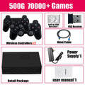 Consola de videojuegos Retro R3 PRO Batocera sistema 500GB 3865U 70000 + juegos para Wii PS2 PSP Saturn GameCube N64 mango inalámbrico