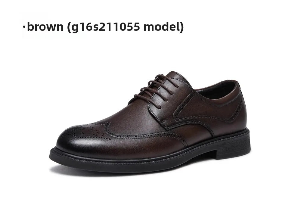 Golden Camel Zapatos informales para hombre, cómodos, antideslizantes, de cuero, con suela suave, zapatos planos para caminar, zapatos de vestir ligeros