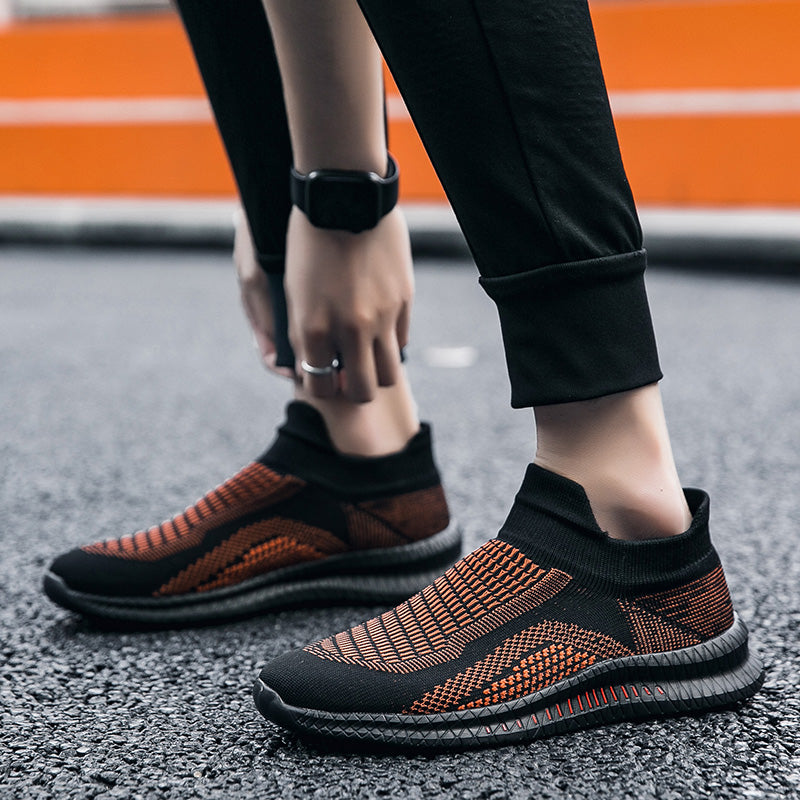 Zapatos transpirables para caminar para hombre, mocasines ligeros para exteriores, zapatos informales suaves y flexibles para hombre, calzado de moda, zapatillas de deporte 39-48