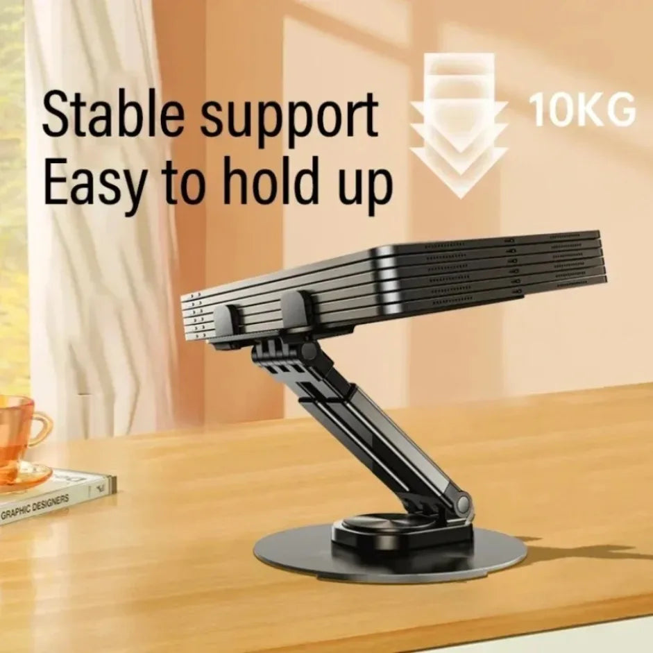 360 °   Soporte Giratorio para Teléfono, Tablet y Laptop, Antideslizante, para Escritorio, Oficina y Caminadora, Compatible con iPhone 17, 16, Samsung S26, S25