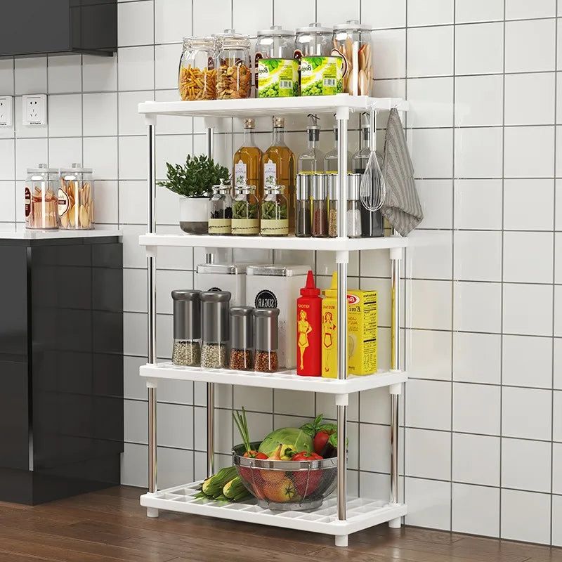 Estante organizador de 4 niveles para cocina, baño y hogar