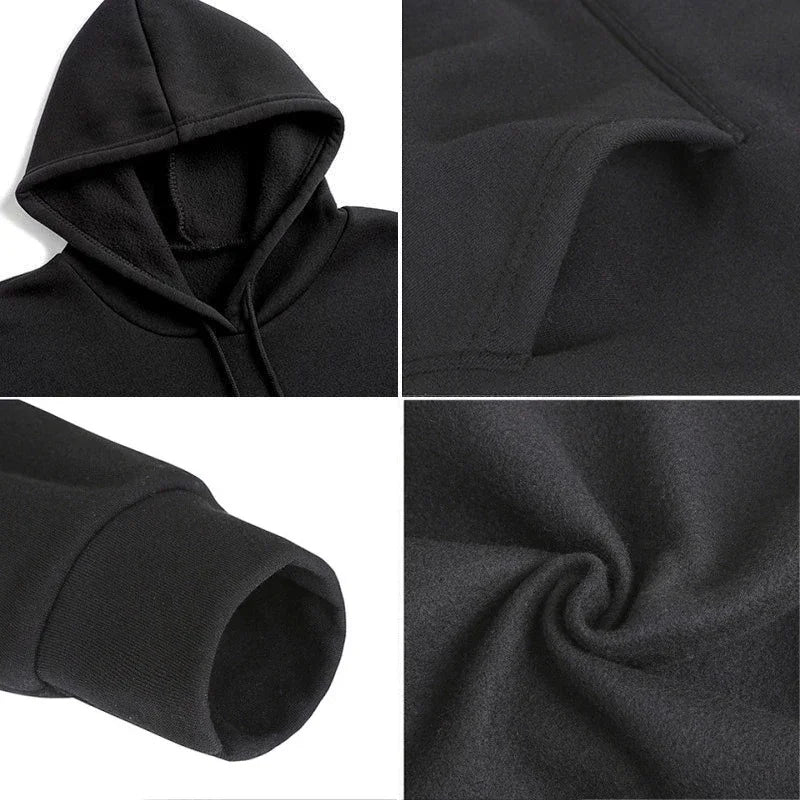 Buzo con Capucha Unisex — Estilo Informal, Colores Variados