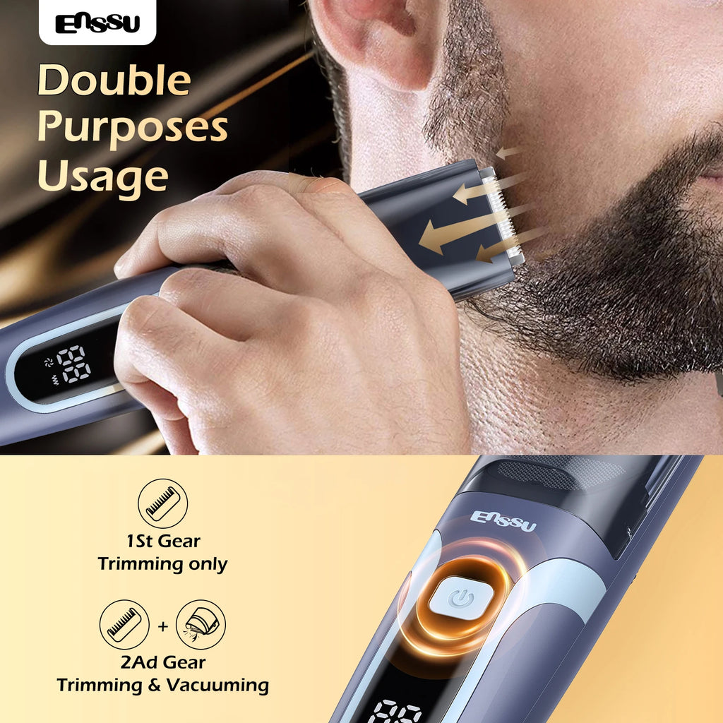 Cortadora de Pelo al Vacío Recargable USB