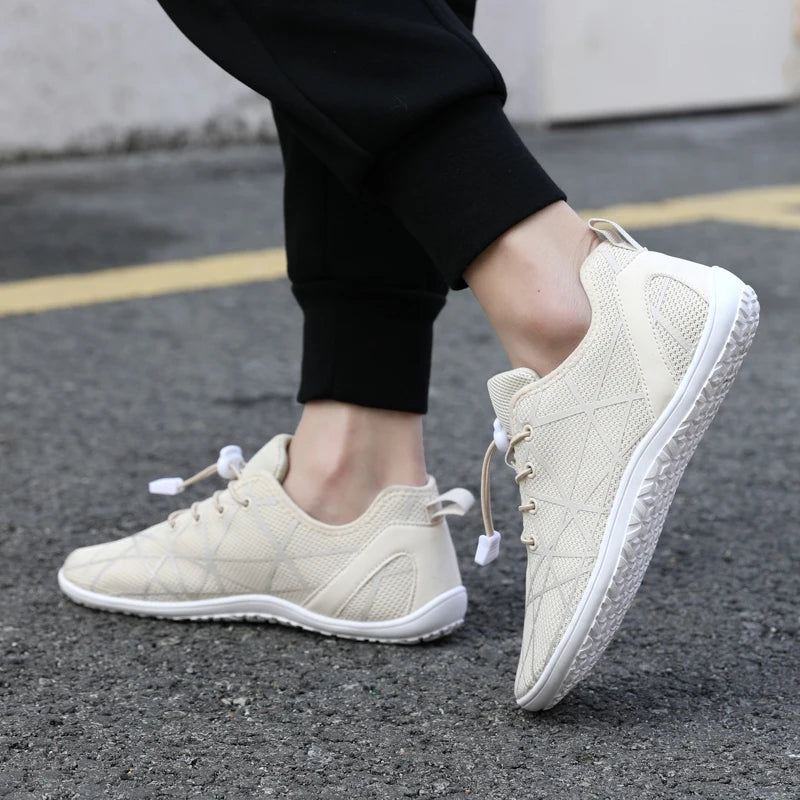 Zapatos informales transpirables para hombre, zapatos de agua ligeros antideslizantes Unisex, zapatos vulcanizados flexibles para mujer, zapatos de senderismo al aire libre 2025
