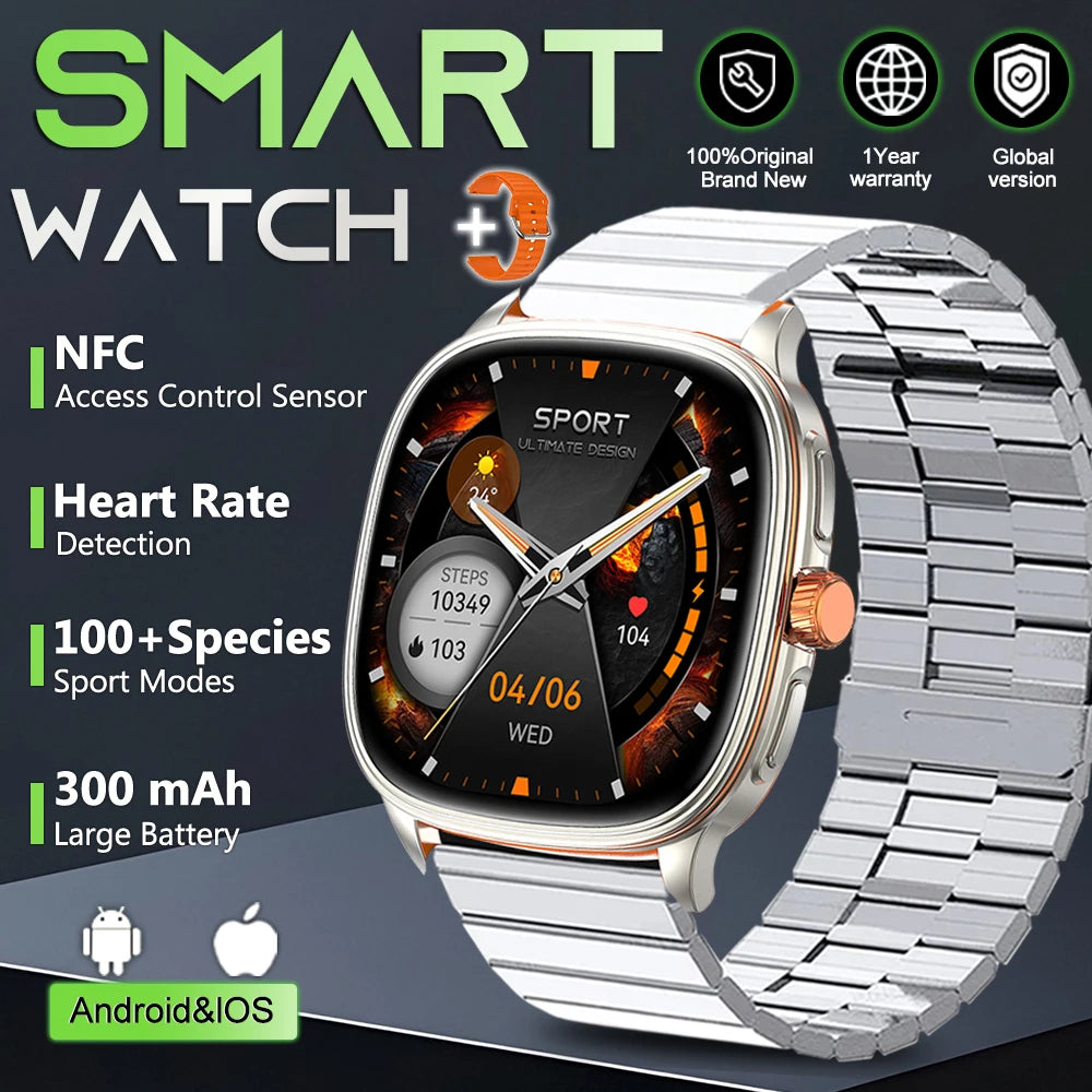 Reloj Inteligente Ultrafino NFC Oxígeno Sueño