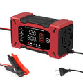 Cargador de batería inteligente 12V 6A con reparación por pulsos para autos y motos