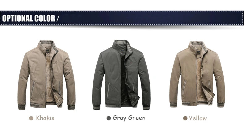 Chaqueta de Hombre 100% Algodón Casual Vintage - Talle M al 5XL
