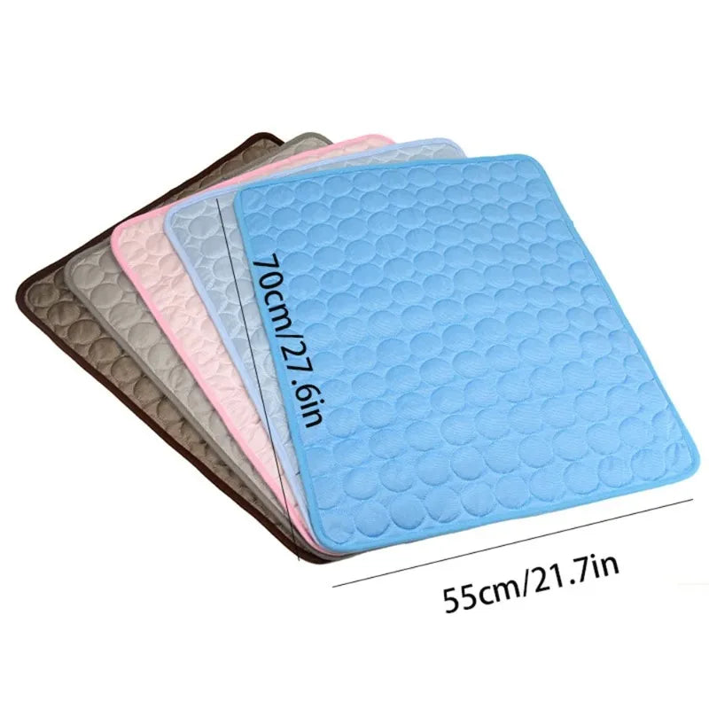 Alfombra Refrescante para Mascotas, Autoenfriante, Impermeable, para Perros y Gatos, Cama, Almohada, Cojín para Uso en Interiores y Exteriores