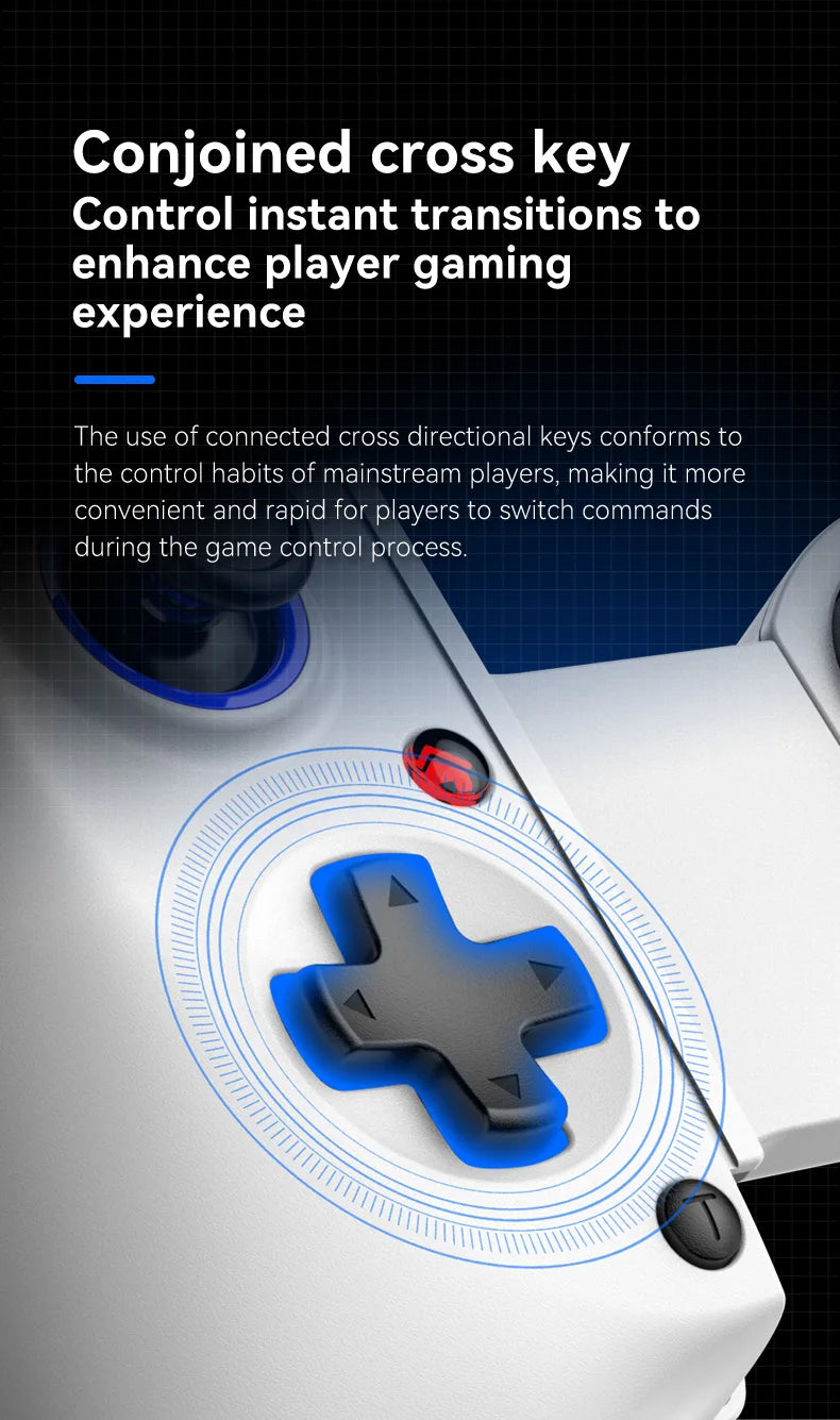 Mando de juegos con Control Bluetooth para Switch PS4, PS3, Xbox, iPhone, IOS, Android, teléfono móvil, PC, controlador inalámbrico para juegos