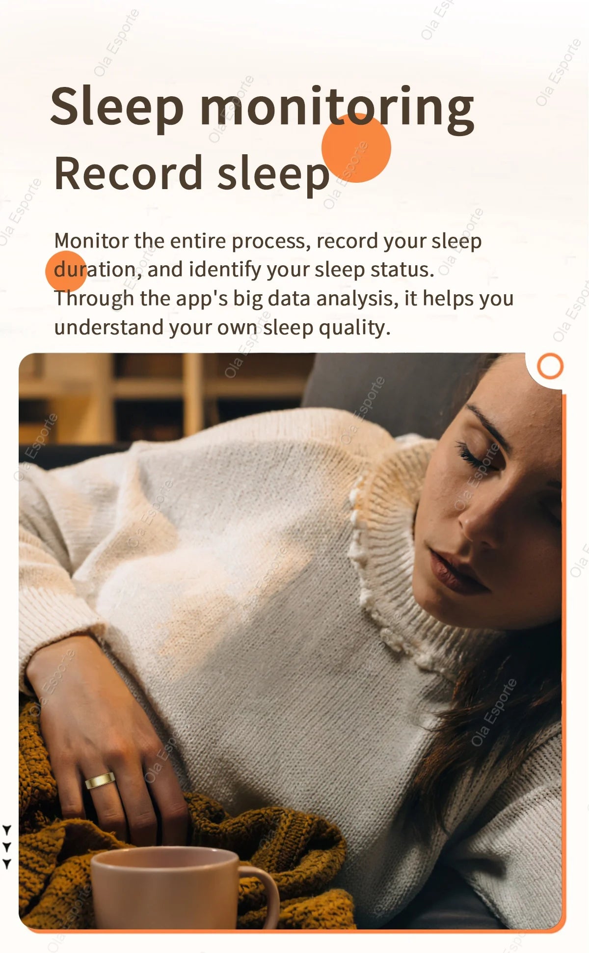 Anillo inteligente presión arterial monitoreo de salud del sueño modo multideporte smartring IP68 impermeable cuidado remoto hombres mujeres