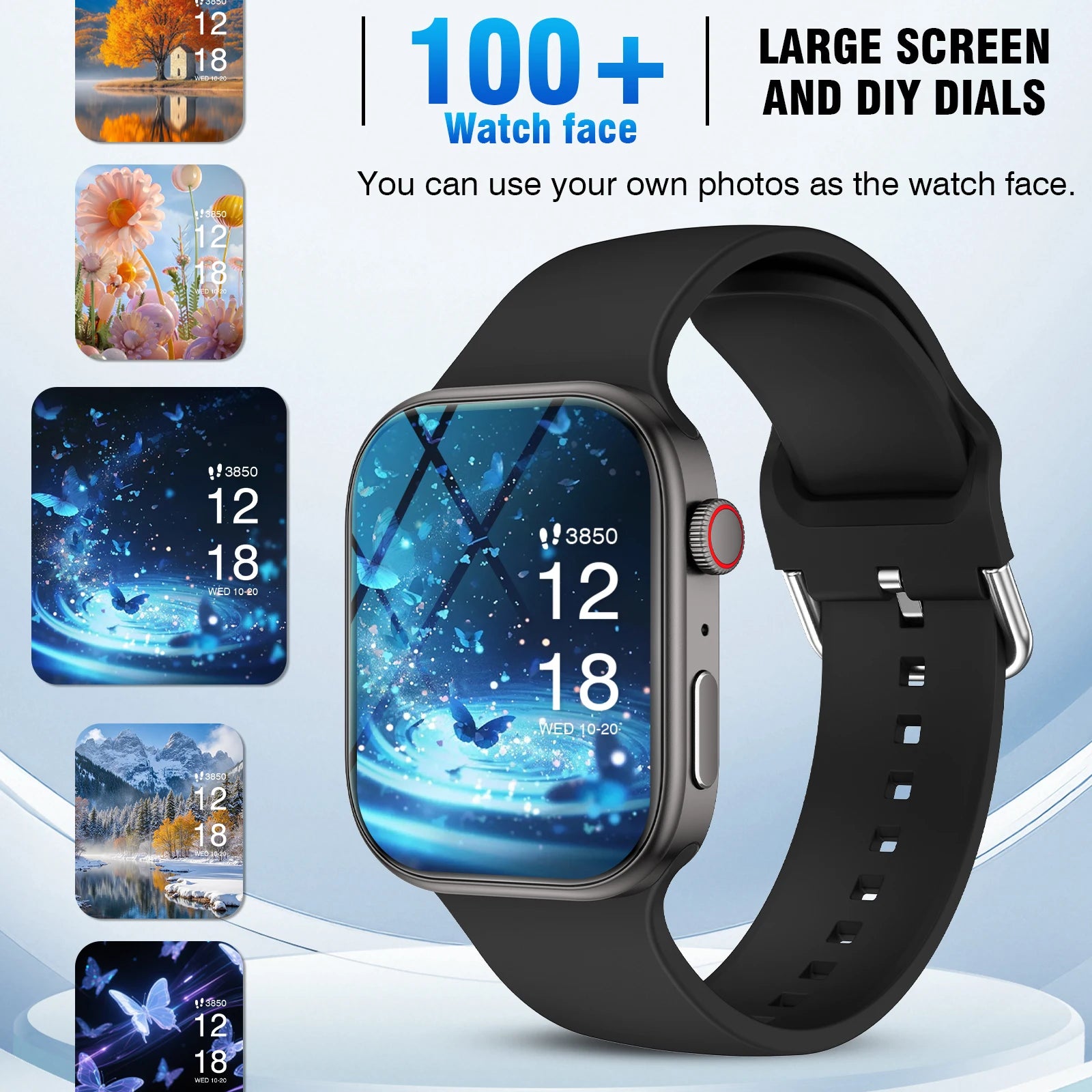 Reloj Inteligente P98 con Llamadas, Modos Deportivos y Recordatorios de Apps