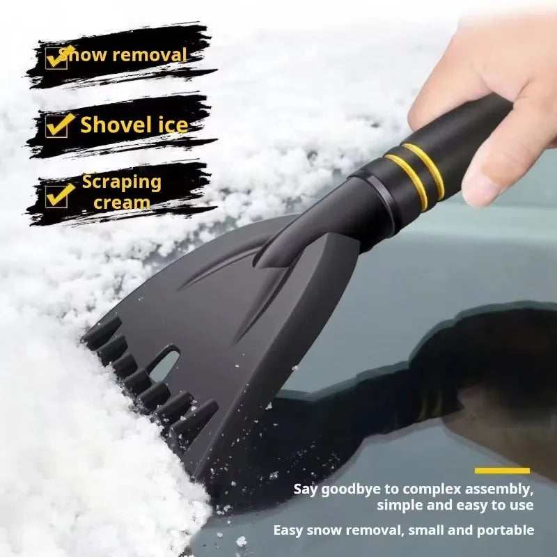 Pala de nieve para coche, raspador de nieve, raspador de descongelación para raspador de nieve para invierno, raspador de nieve de vidrio, herramienta de limpieza de nieve, 1 ud.