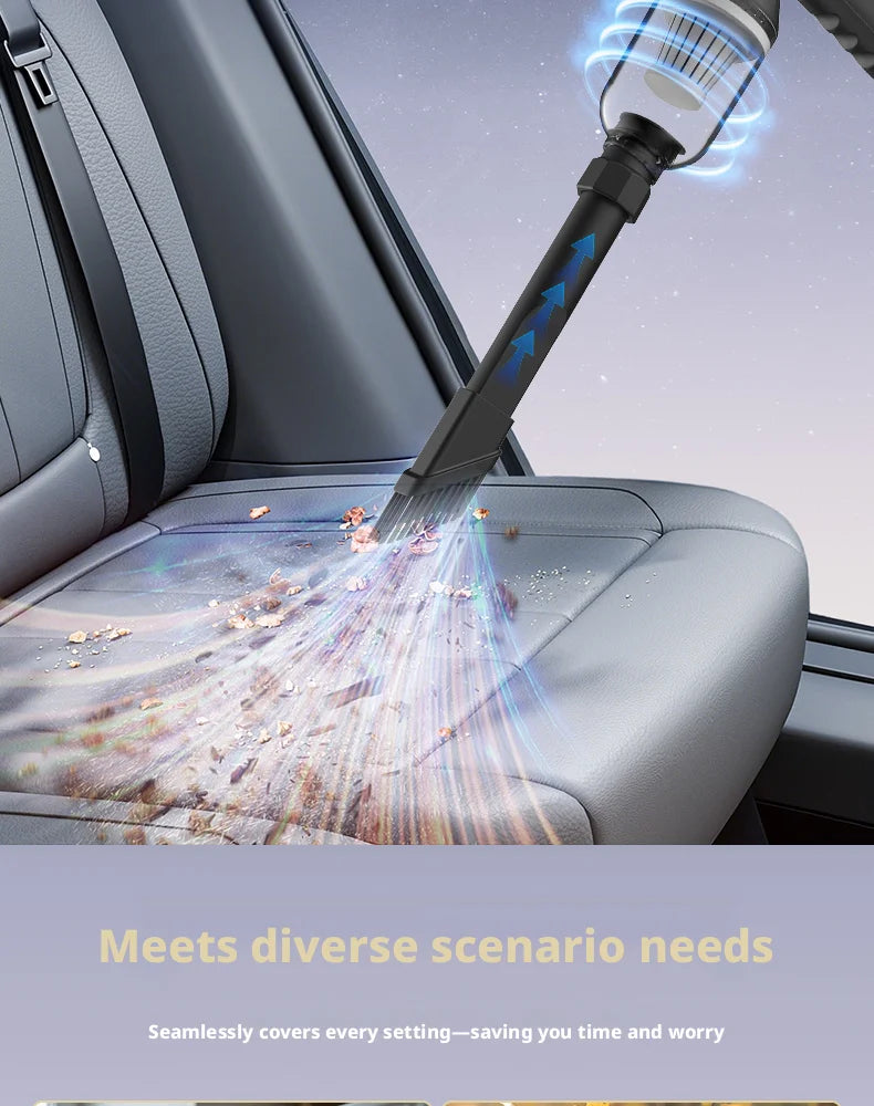 Soplador de aire turbo 5 en 1 inalámbrico, 680000 RPM y batería 10000 mAh