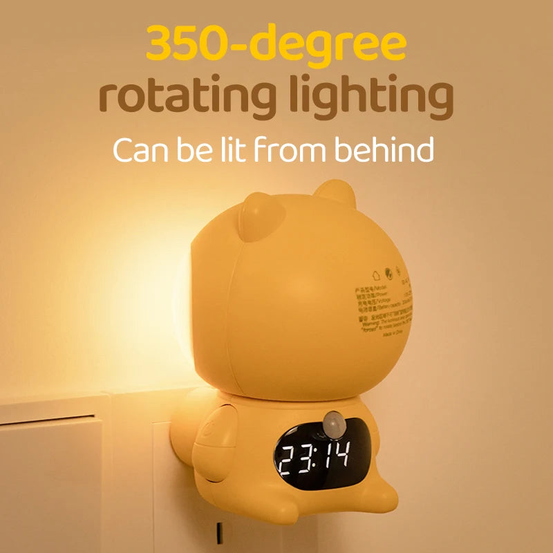 Lámpara de pared para mascotas, luz nocturna de inducción enchufable con Control remoto, iluminación para pasillo y dormitorio