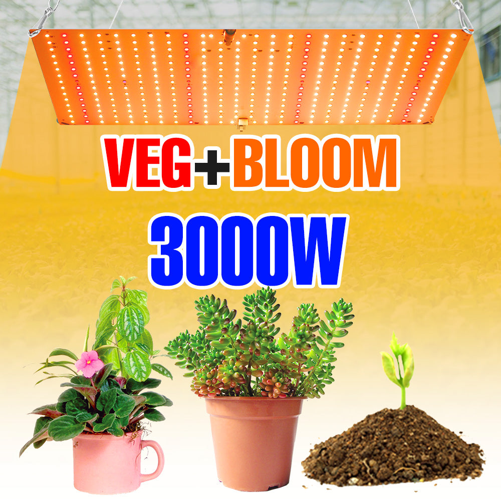 Lámpara LED de Cultivo Phyto para Plantas 3500W