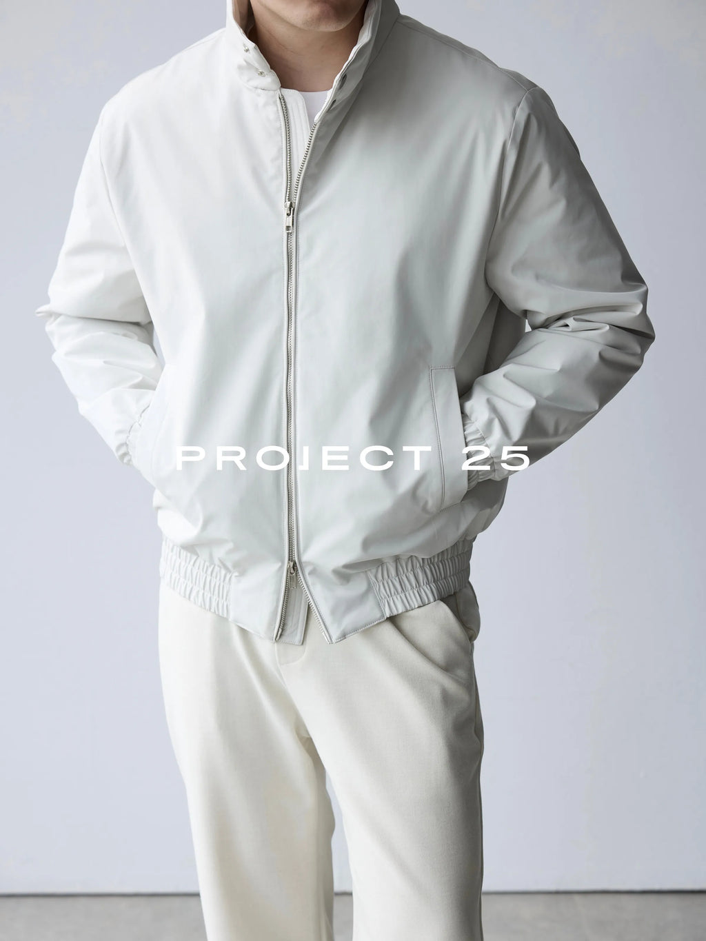 Chaqueta Acolchada con Cuello Alto para Hombre | Cortavientos Impermeable