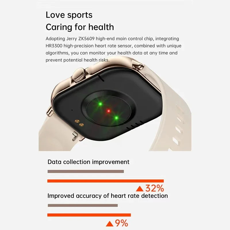 VIVO reloj inteligente Android IOS regalo Bluetooth llamada Smartwatch 2025 pantalla táctil música Fitness Tracker relojes deportivos + auricular nuevo