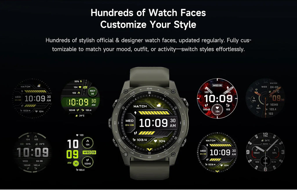 T8 Pro Reloj Inteligente AMOLED Brújula Altímetro