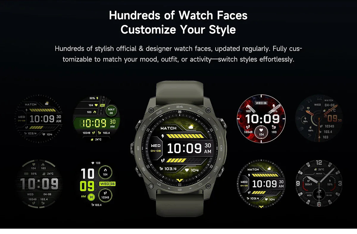 T8 Pro Reloj Inteligente AMOLED Brújula Altímetro