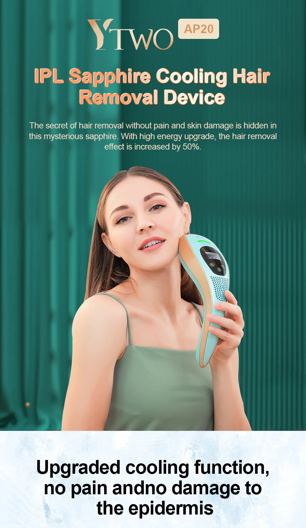 Dispositivo de depilación láser IPL, depiladora láser para mujeres, cuerpo, Bikini, Flashes ilimitados faciales, depiladora láser indolora permanente