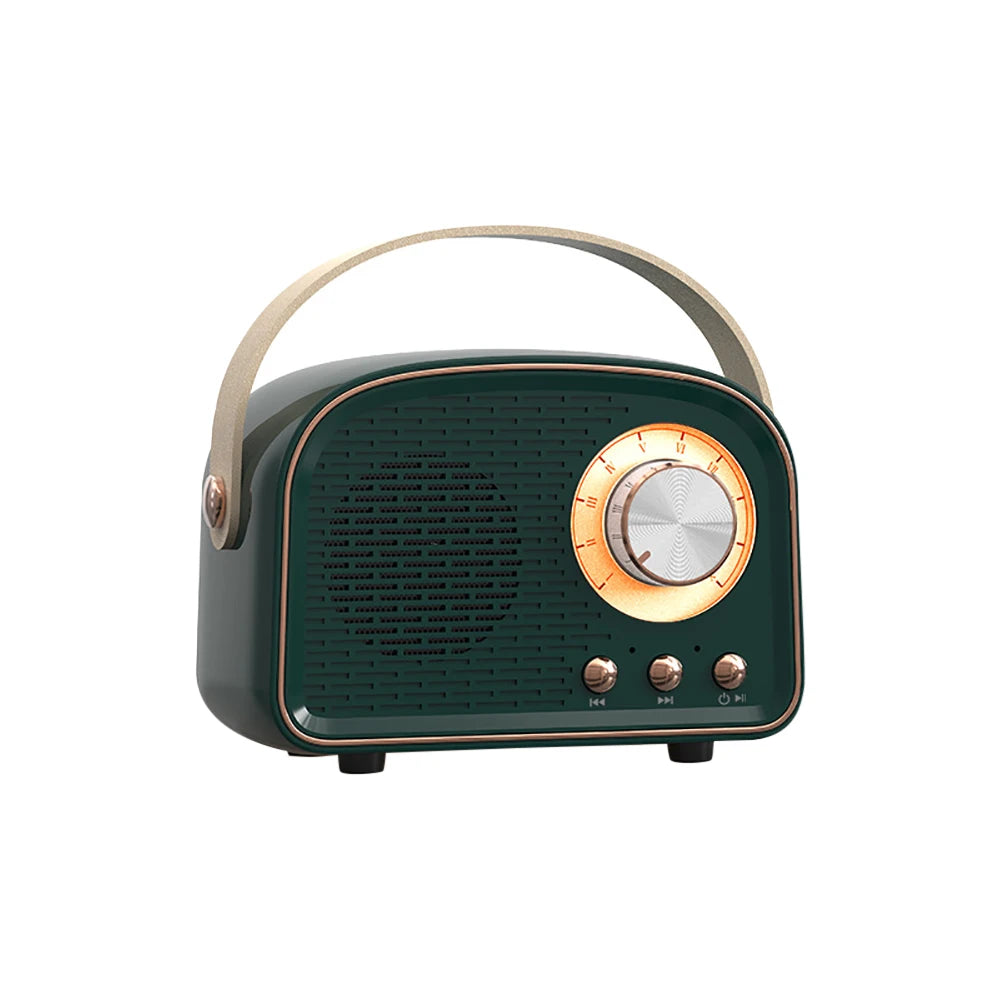 Retro Bluetooth Audio portátil inalámbrico Bluetooth Audio hogar al aire libre Mini altavoz