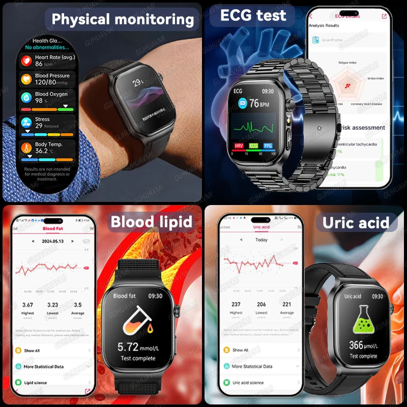 Reloj Inteligente Salud ECG+PPG Bluetooth