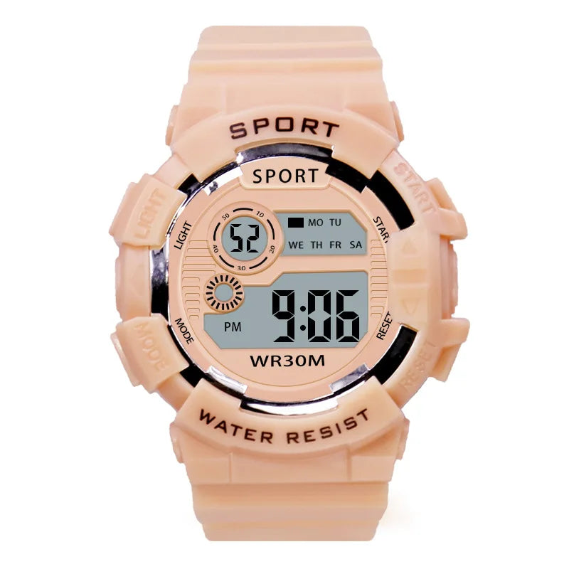 Relojes de moda para niños, reloj Digital deportivo luminoso resistente al agua, relojes con alarma, reloj electrónico inteligente para niños y niñas, regalo