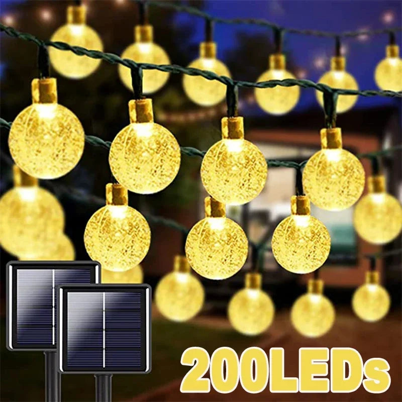 Guirnalda Solar de Luces de Hadas para Jardín