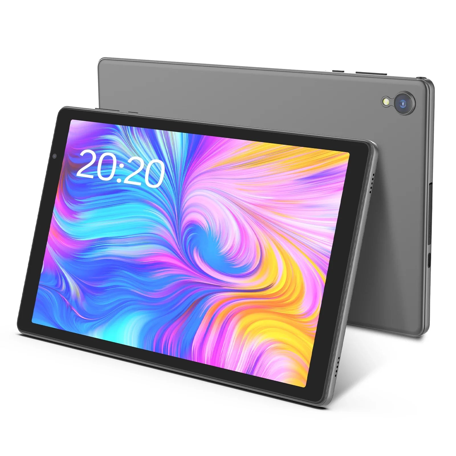 Tablet de 10 Pulgadas: Funciona con Android 14, Procesador de Cuatro Núcleos, 4 (2+2) GB + 64 GB de Almacenamiento (Admite 1 TB (Expandible), Compatible con Wi-Fi 6)