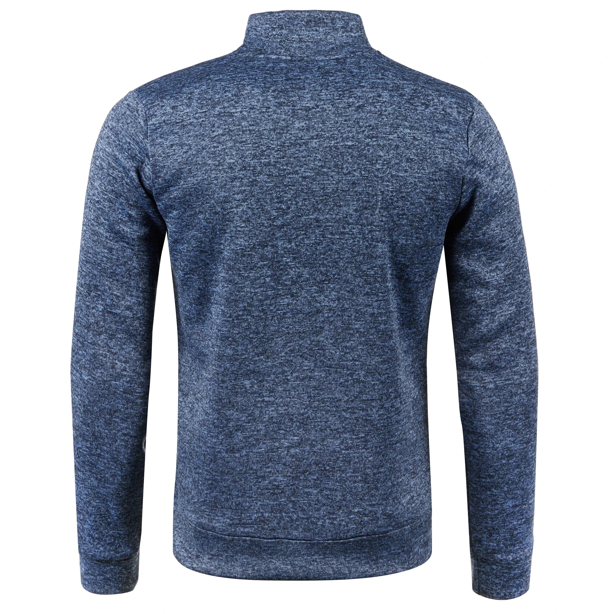 Otoño e Invierno, nuevo suéter largo con cremallera y mangas de bloque de Color para hombre, suéter fino de felpa, chaqueta informal ajustada, abrigo cómodo