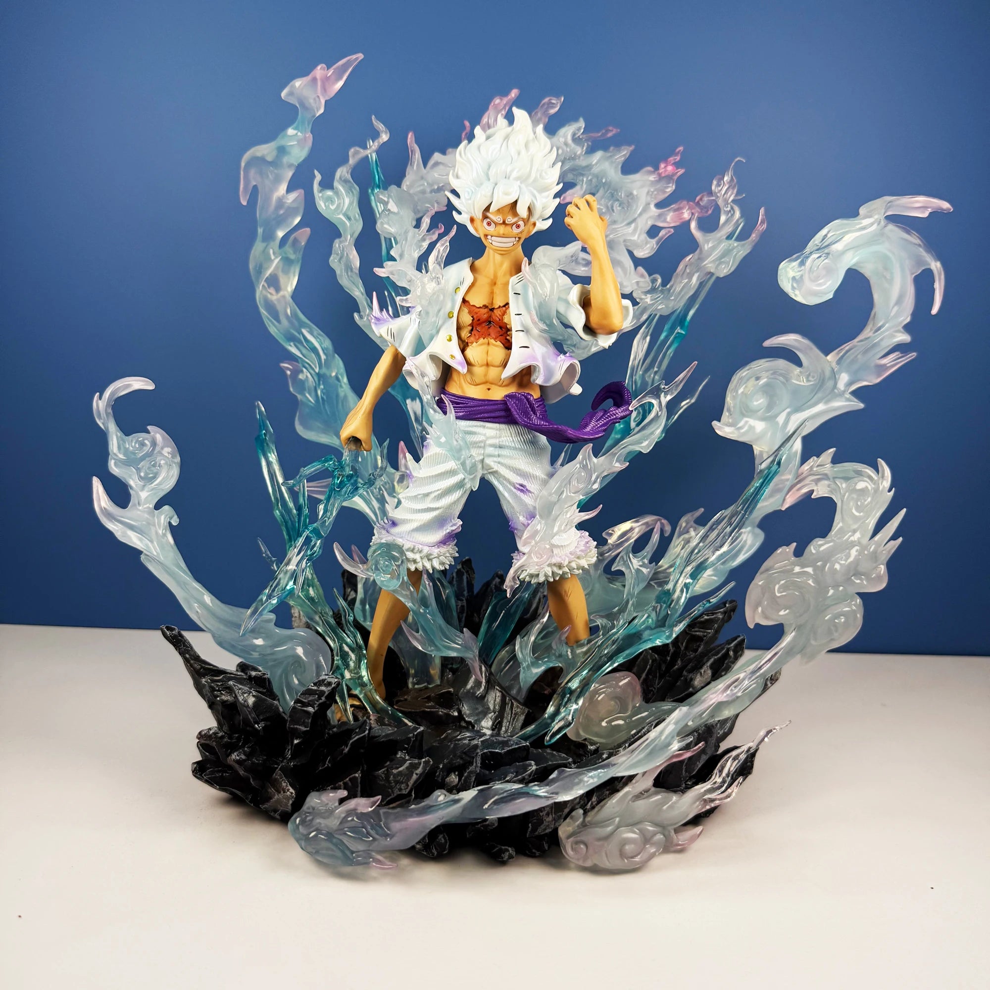 Figura de Anime JT de una pieza de 30cm, estatua de Nika Luffy Force Max, modelo de figura de acción, decoración de escritorio de PVC, colección Figma, regalos de juguete