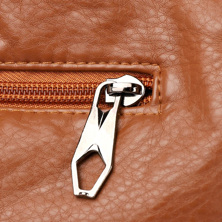Bolso cruzado retro para mujer, bolso de hombro convertible de gran capacidad y bolso, piel sintética con cremallera, adecuado para da