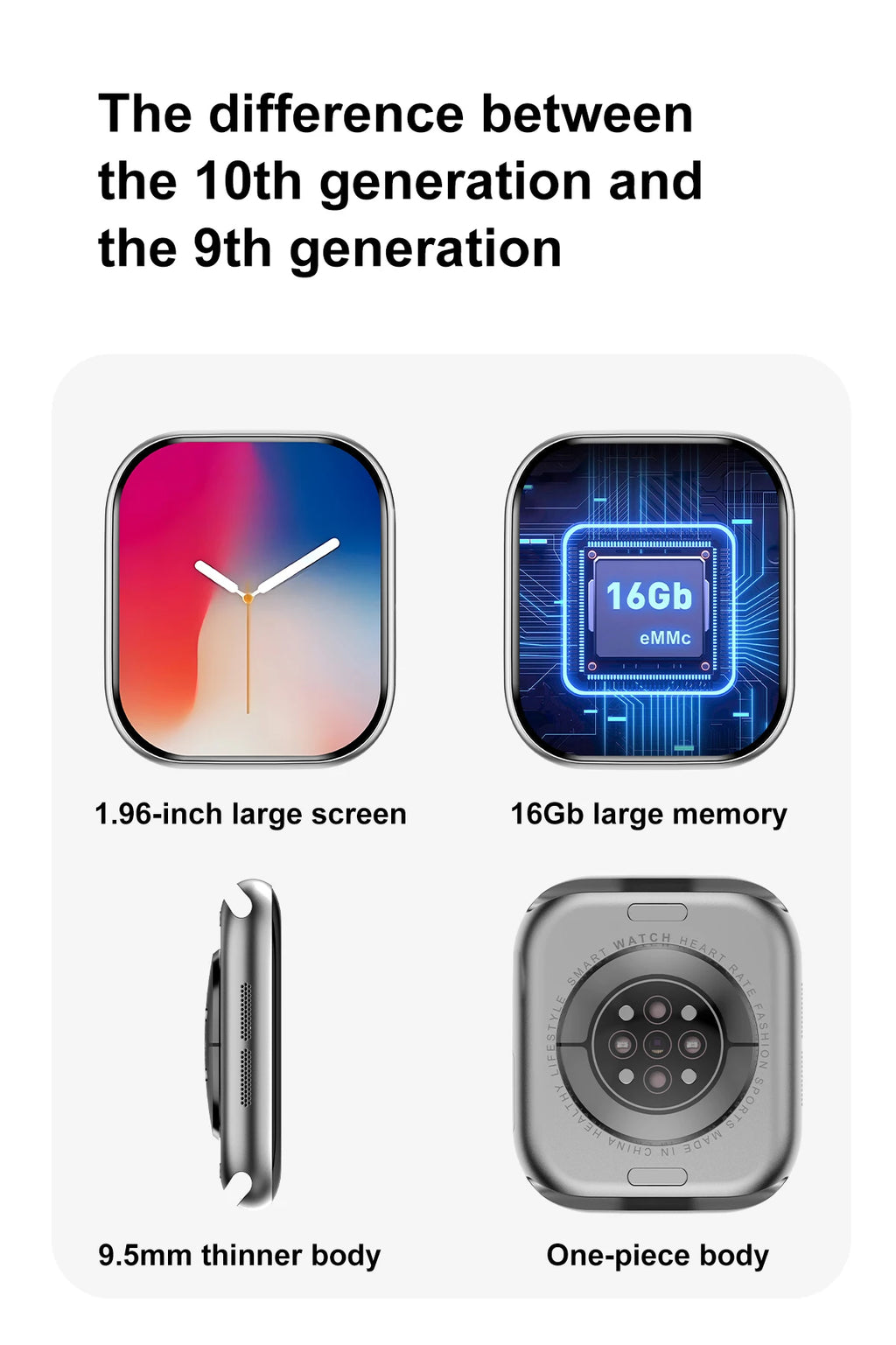 DT Watch X Mini Reloj Inteligente NFC AMOLED