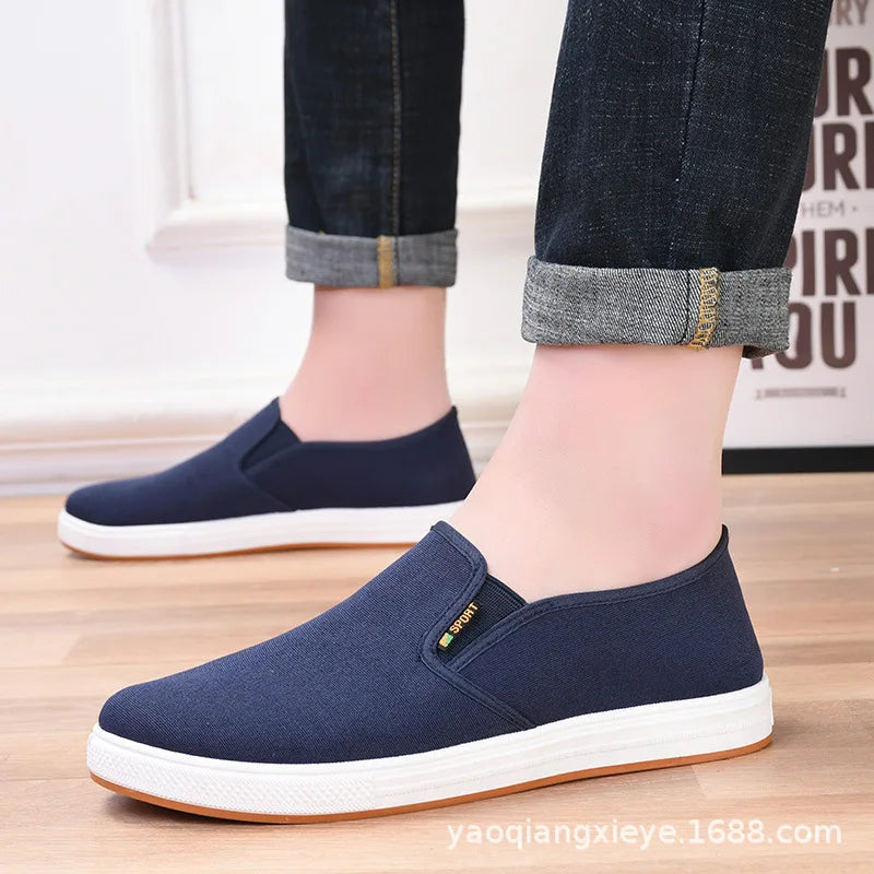Zapatillas de Lona para Hombre sin Cordones | Livianas y Casuales