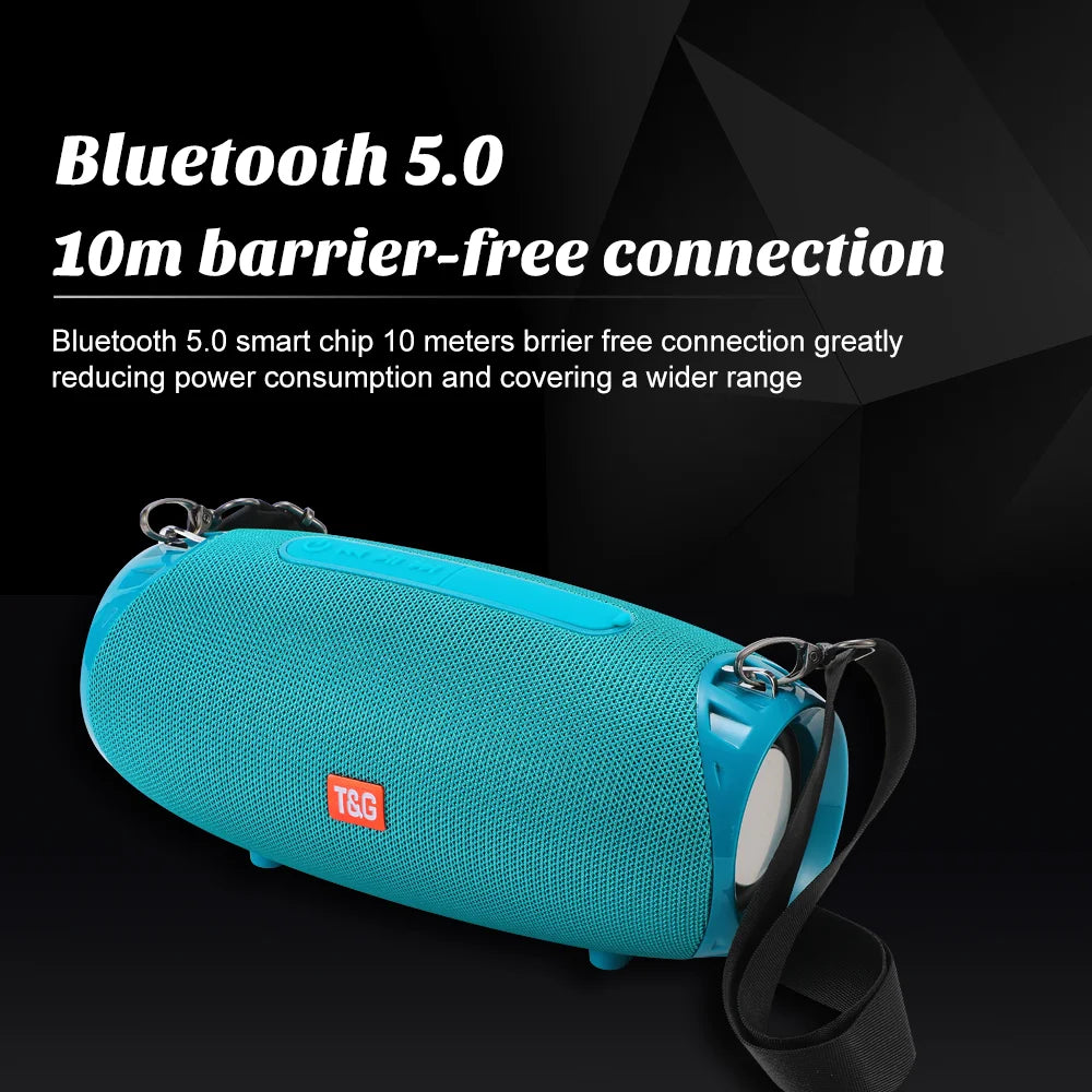 Subwoofer Caixa De Som Altavoz Bluetooth caja De sonido portátil música inalámbrico Woofer bajo ordenador PC TV Radio FM 10W potente grande