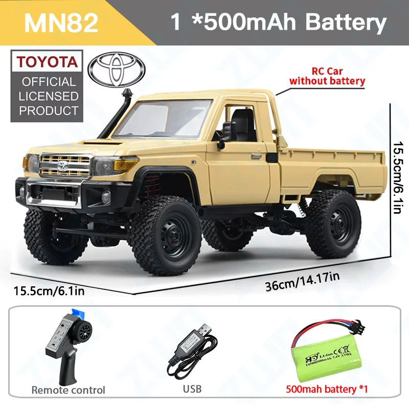 ZWN MN82 MN82S LC79 1/12 camioneta corta RC a escala completa 4WD Control remoto escalada todoterreno coche juguetes para niños regalos de navidad