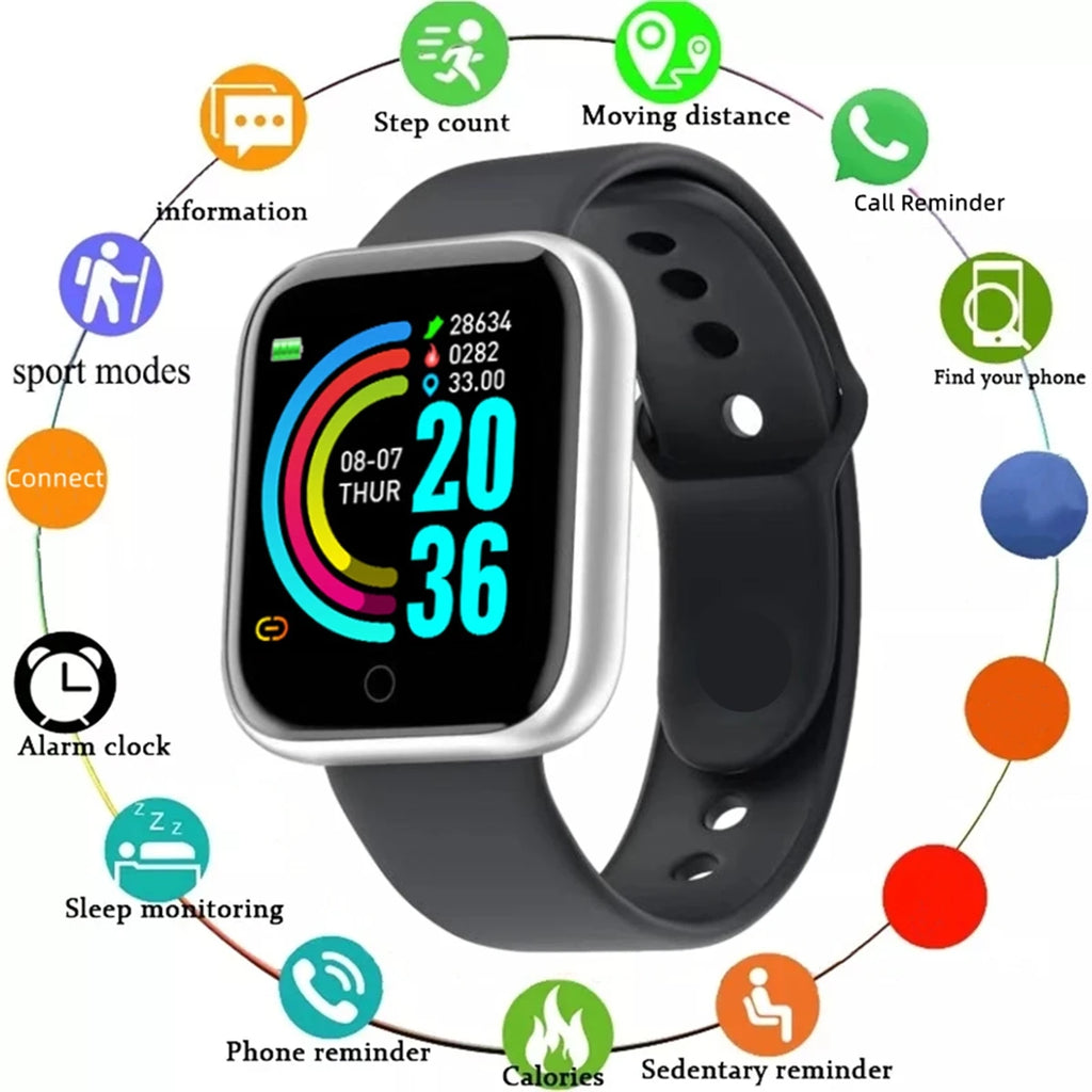 Pulsera Inteligente con Monitor de Fitness y Notificaciones